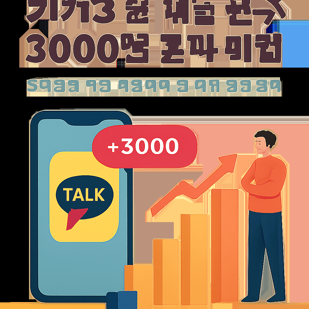 카카오톡 채널 친구 3000명 돌파 비법: 6개월간 직접 운영하며 알아낸 성장 방정식 1 image 1